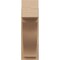 Ekena Millwork 7 1/2-in W x 18-in D x 22-in H Funston Block Rough Cedar Woodgrain TimberThane Outlooker, Primed Tan OUTUR075X18X22FST44RCPR - alternate 4